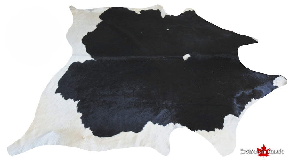 300037 -Black and White  Cowhide Rug -  Premium Collection
