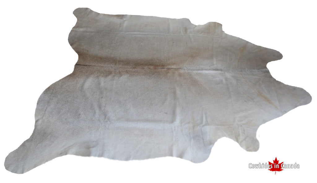98647- BIG SIZE Beige Cowhide Rug XXL  - Premium Collection