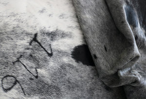 98744 - Grey XXL Cowhide Rug - Premium Collection