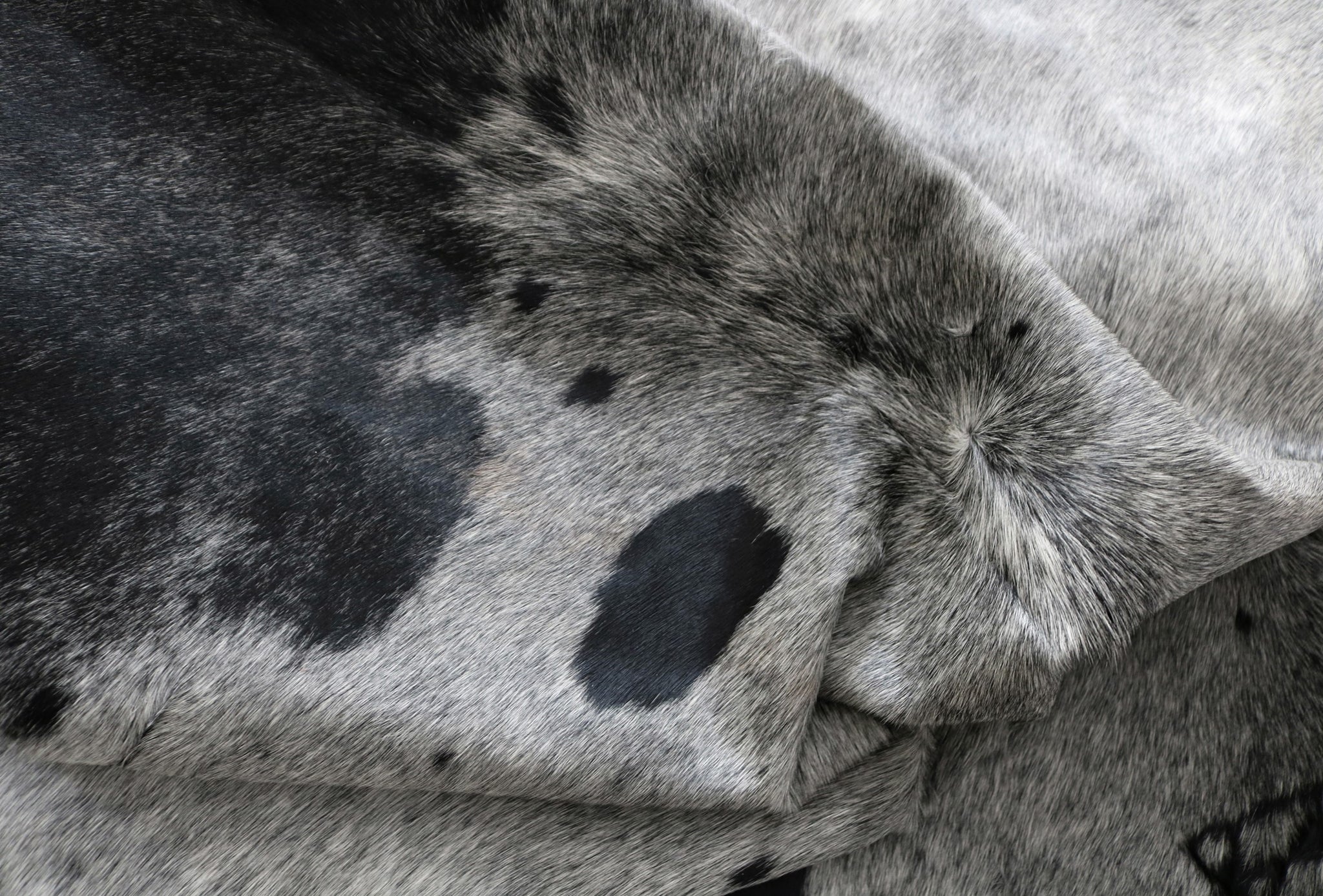 98744 - Grey XXL Cowhide Rug - Premium Collection