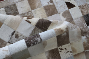 99029 Cowhide Patchwork Rug -  Premium Collection