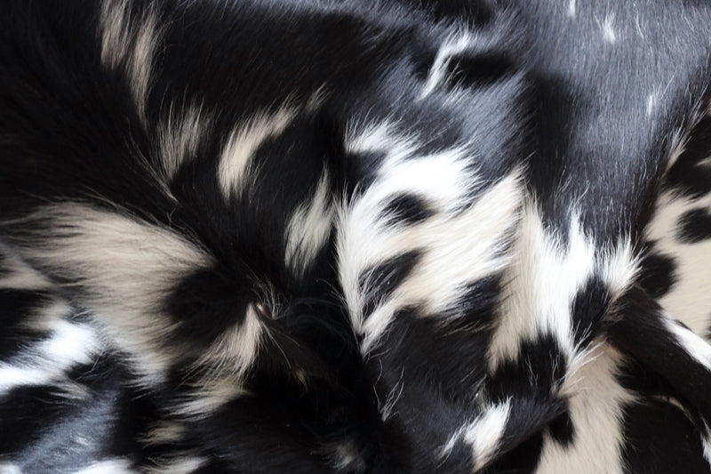 99246- Black and White Cowhide Rug  - Premium Collection