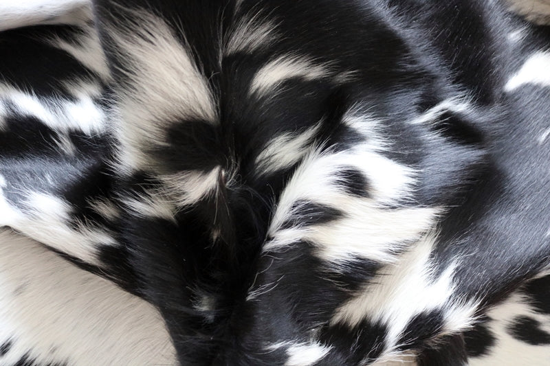 99246- Black and White Cowhide Rug  - Premium Collection