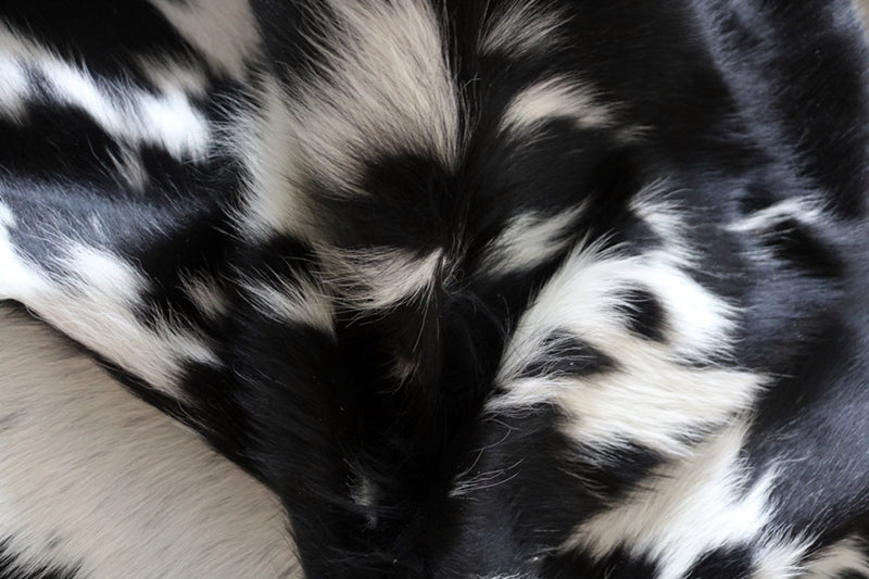 99246- Black and White Cowhide Rug  - Premium Collection