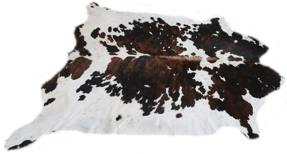 Big cowhide rug Tricolor