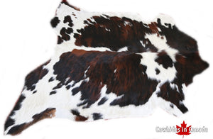 Real Cowhide Rug Tricolor. Premium Collection. Code 98017