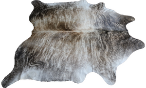 Light Brindle Cowhide Rug. Code 95314.