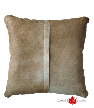 77104 Brown and White Cowhide pillow