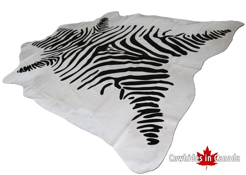 Cowhide rug printed zebra. Code 98141.