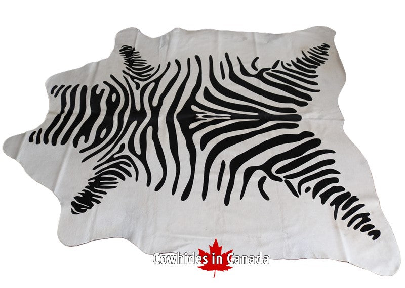 Cowhide rug printed zebra. Code 98141.