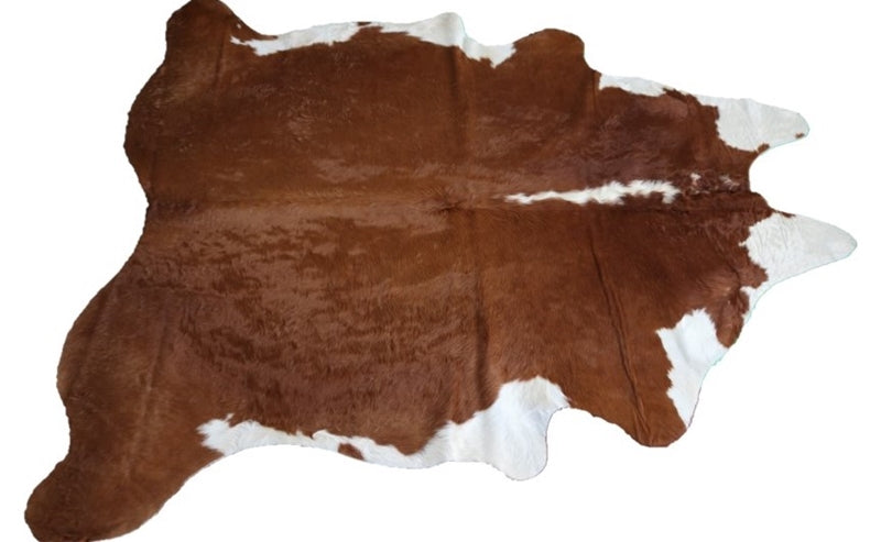 XXXL Cowhide rug brown and white. 20083