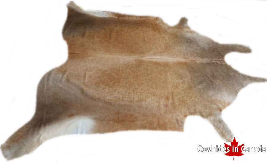 Real light brown cowhide ruug