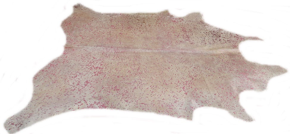 A  90211  Cowhide rug Collection Cowhides in Canada PINK  XXXL SUPER BIG SIZE