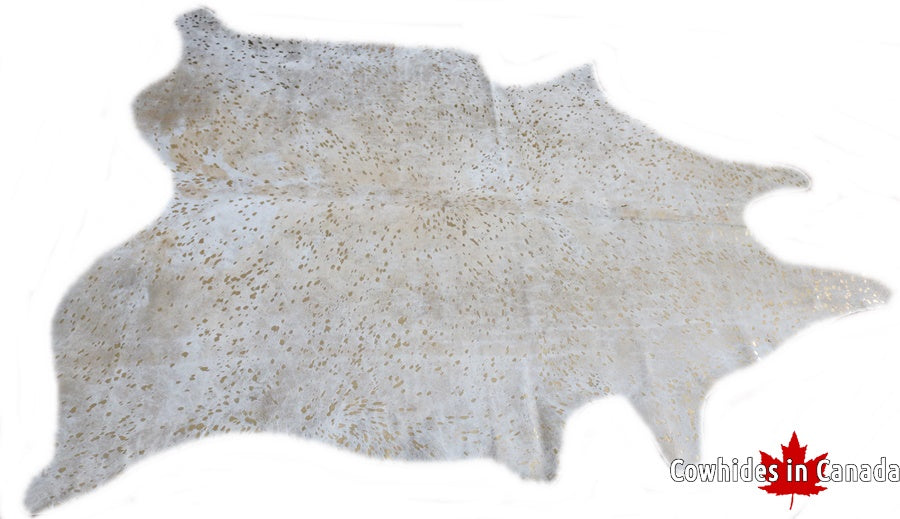 A 31069 Cowhide rug  Collection GOLDEN METALLIC Cowhides in Canada