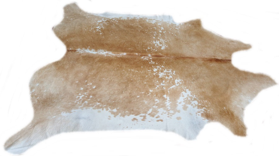 A 32300  Beige and White Cowhide rug XXXL Collection Cowhides in Canada