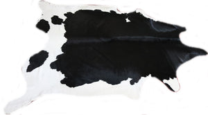 A 32310  Black and White Cowhide rug XXXL Collection Cowhides in Canada BIG SIZE