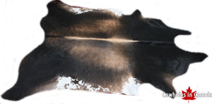 Real cowhide rug brown and white